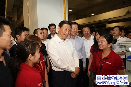 國家副主席習近平參觀太原園區(qū)